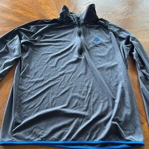 Adidas Men's Black and Blue Jacket